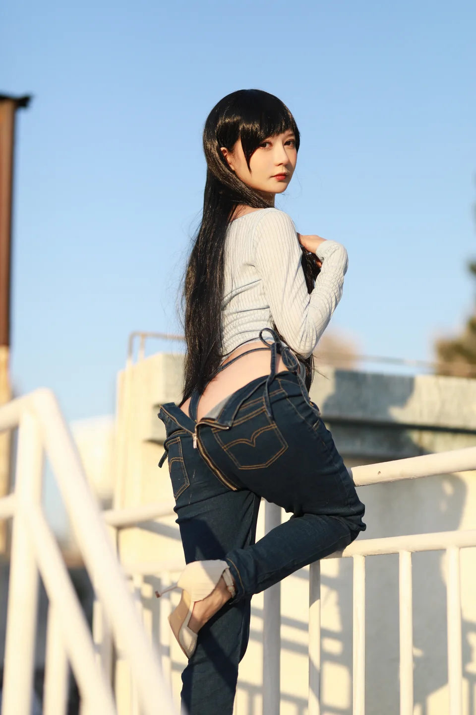 51酱 - No.015 吉他牛仔裤 [26P-366MB] tg@simisebaisi 【丝足阁】003.webp